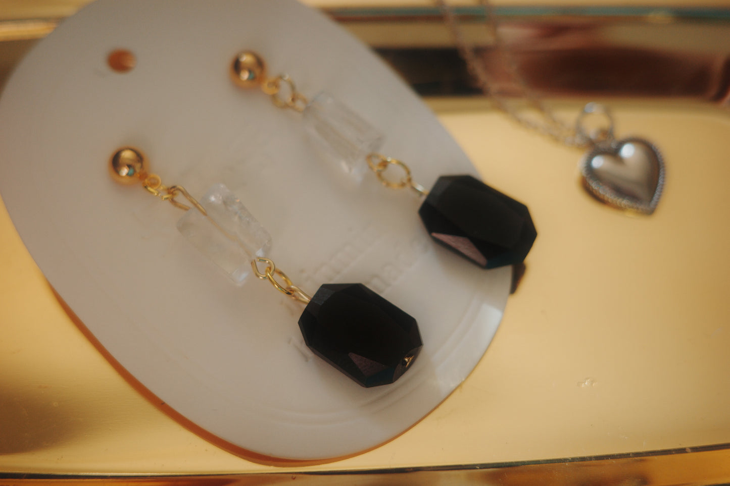 🌙 Lantern in the Dark Earrings