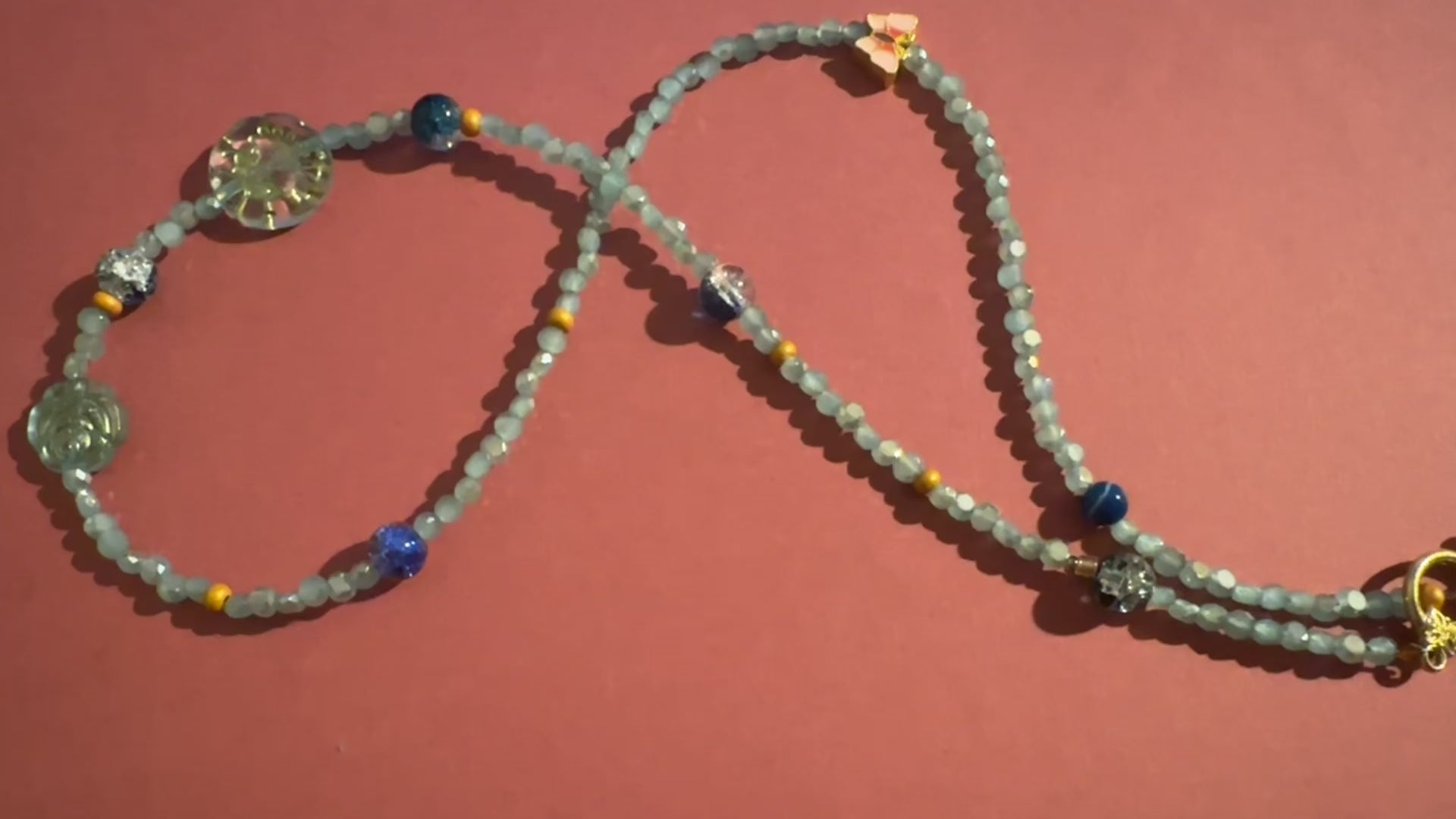 Elegant Handcrafted Czech Bead Necklace