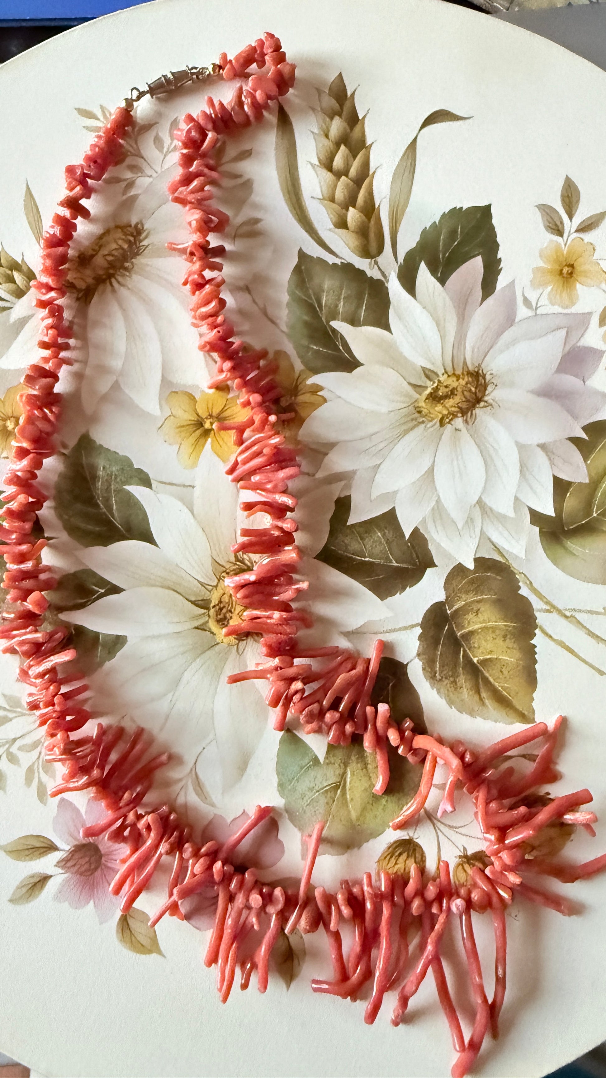 Vintage Natural coral necklace