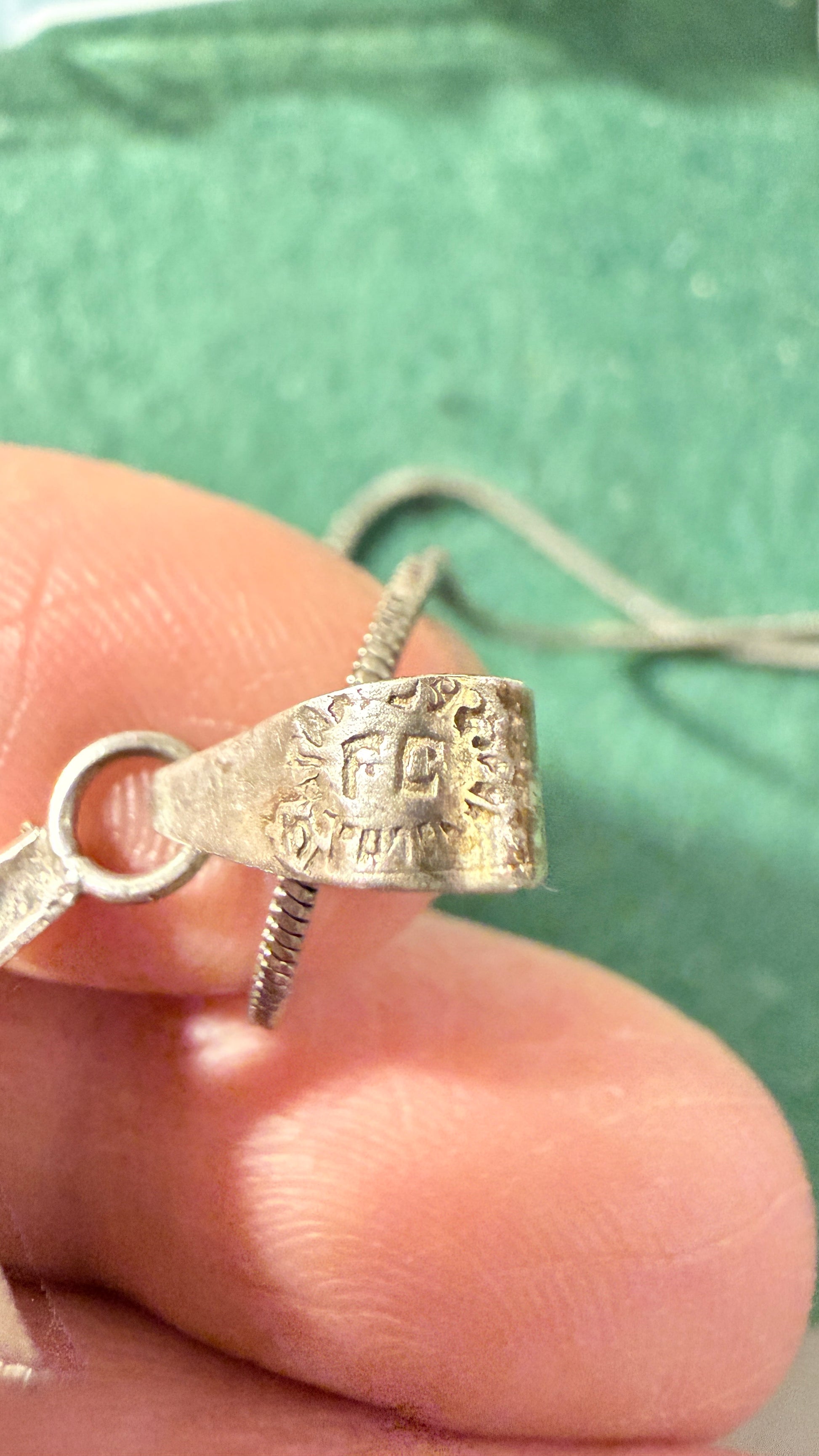 Vintage Taxco Sterling Silver Fishbone Necklace,