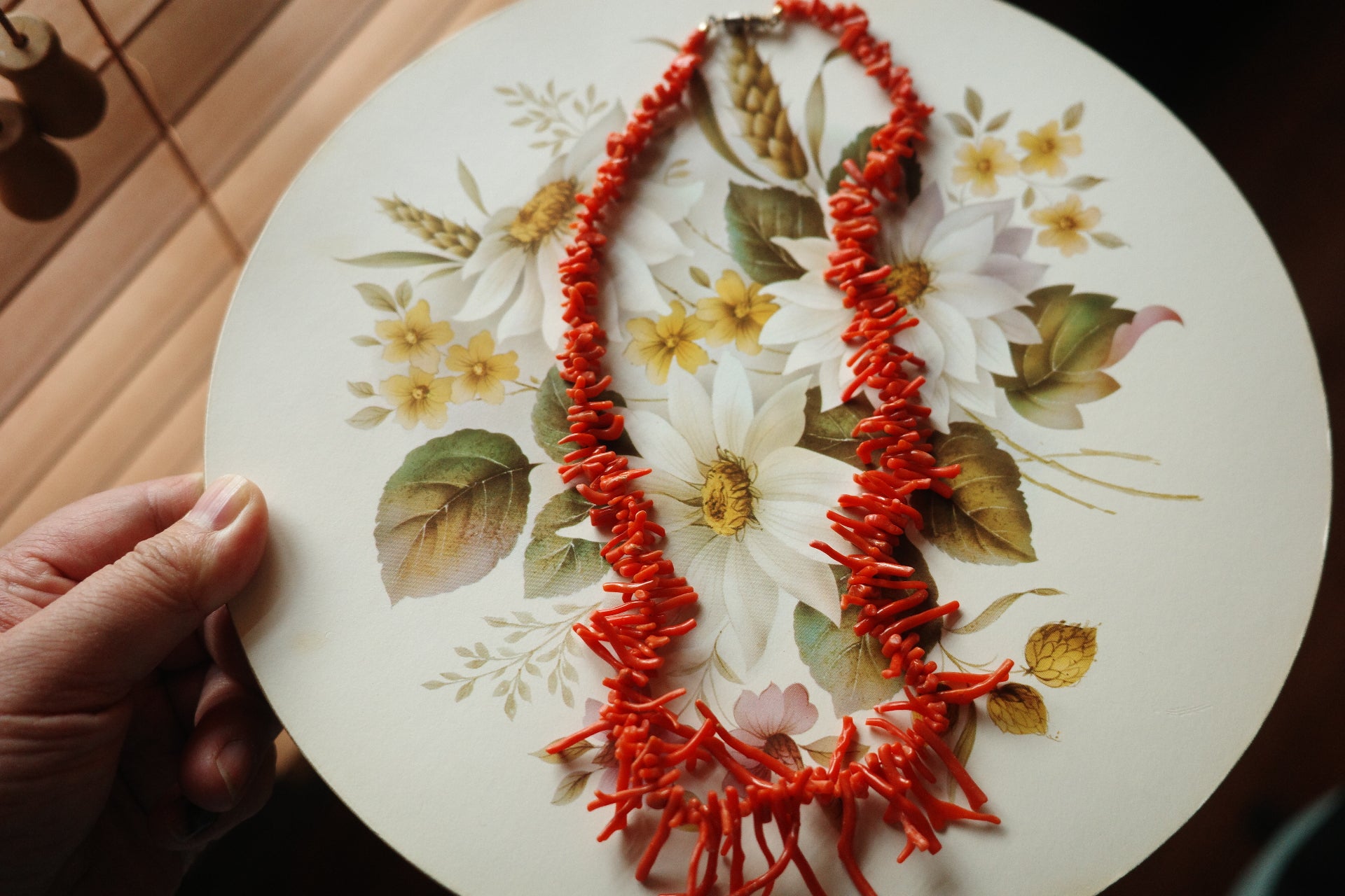 Vintage Natural coral necklace
