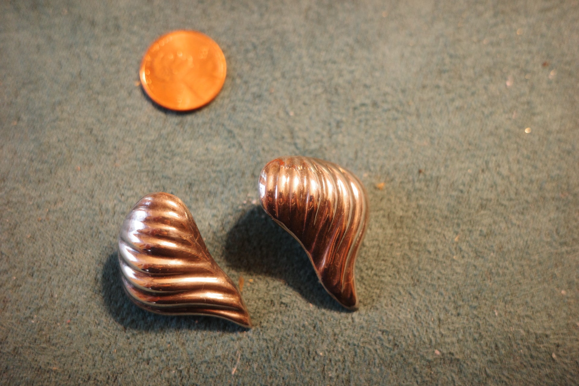 Vintage Mexican Sterling Silver Wing Stud Earrings