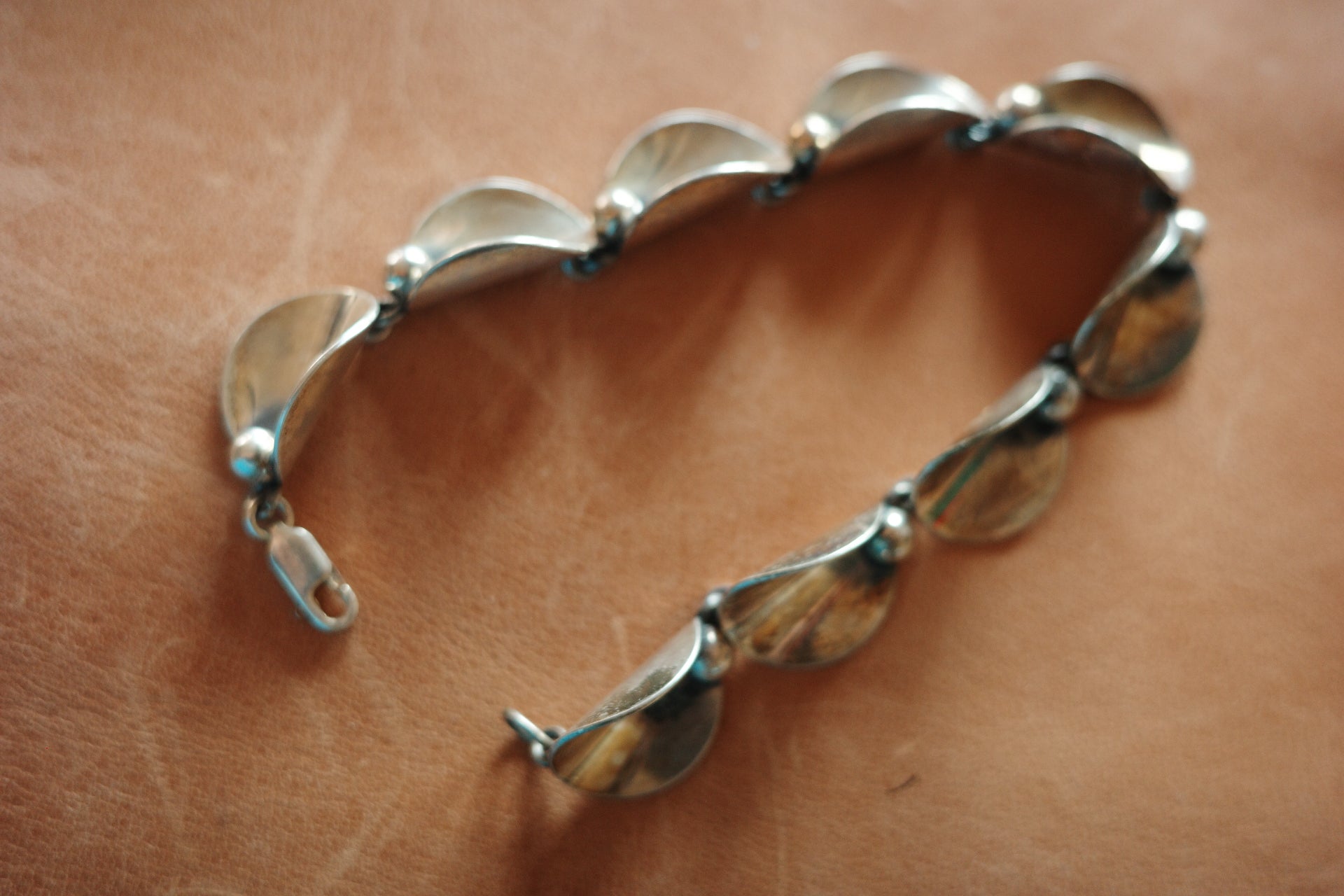 Niels Erik From Sterling Silver Floral Bracelet