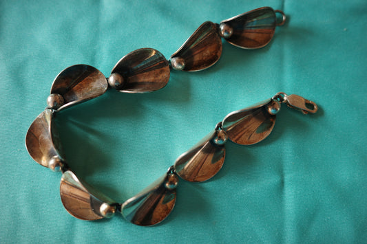 Niels Erik From Sterling Silver Floral Bracelet