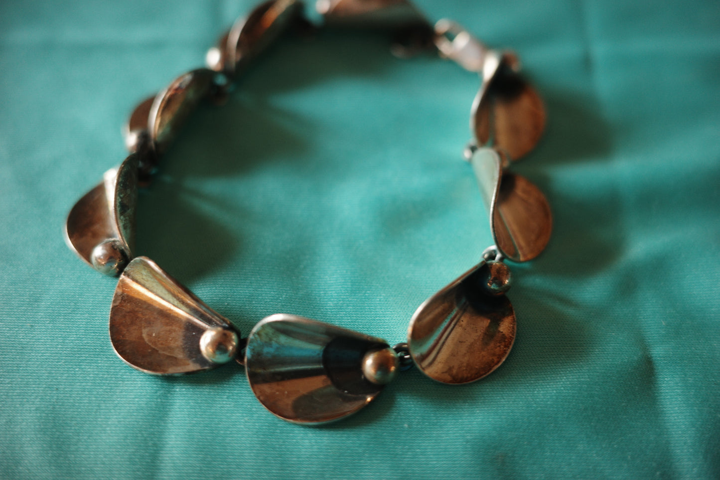 Niels Erik From Sterling Silver Floral Bracelet