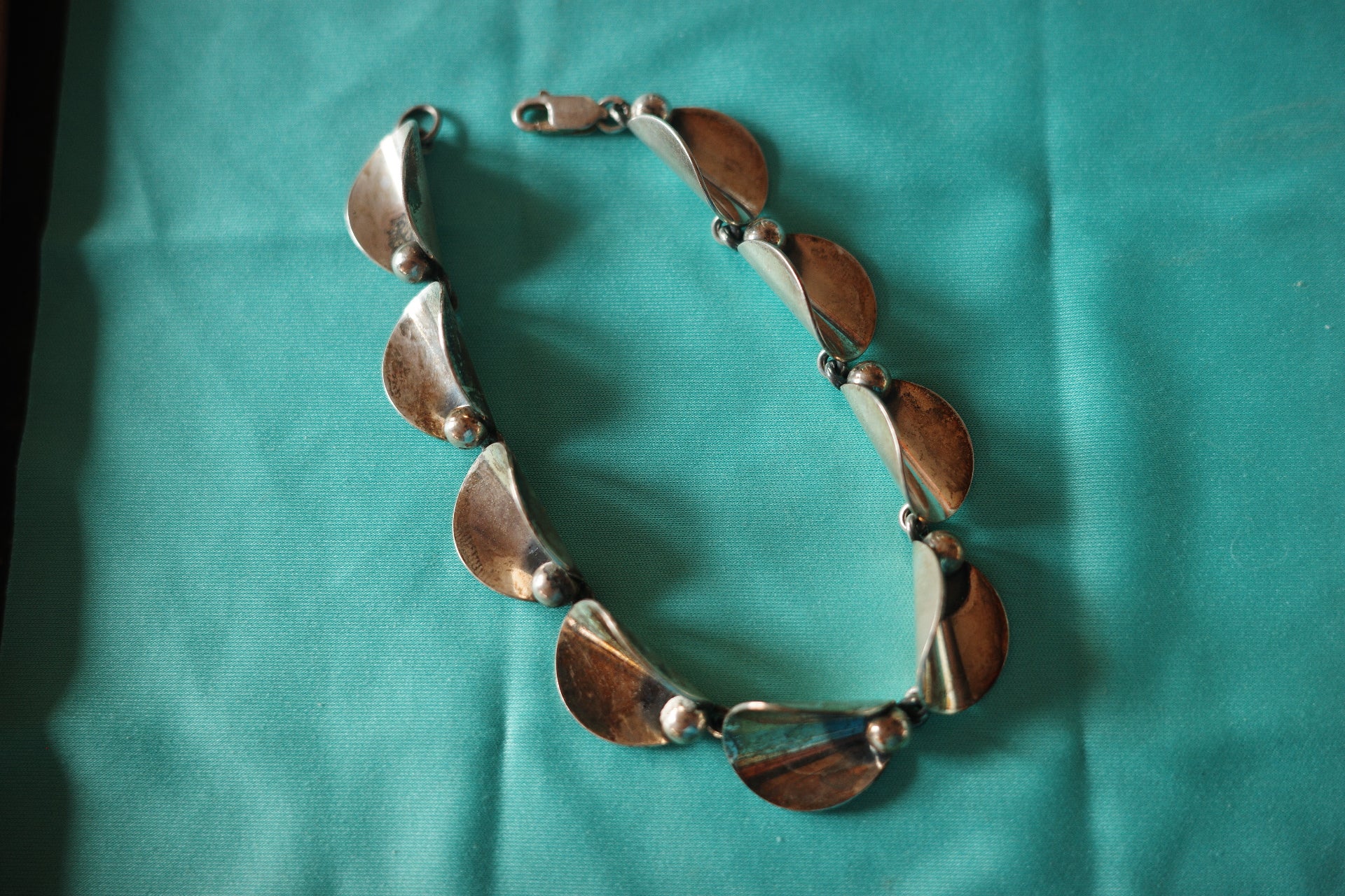 Niels Erik From Sterling Silver Floral Bracelet