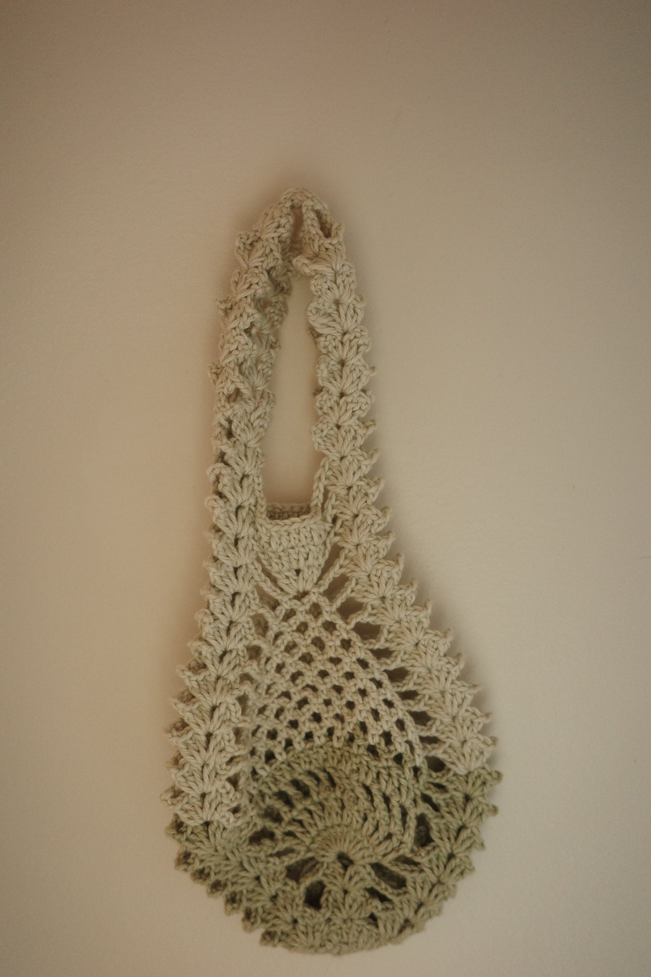 Handmade Organic Cotton Crochet Bag