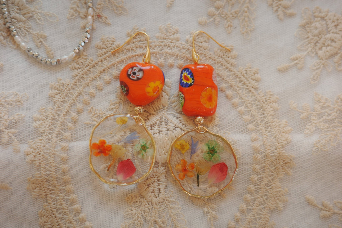 Garden Symphony Earrings - Minmin handmade